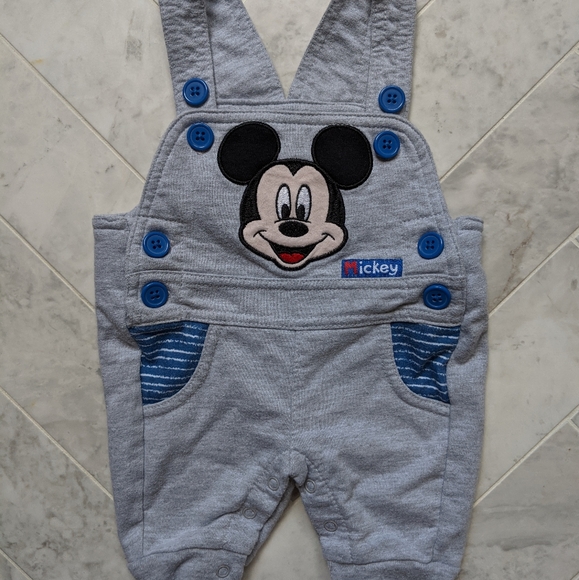 Mickey mouse overalls for newborn - Picture 1 of 2